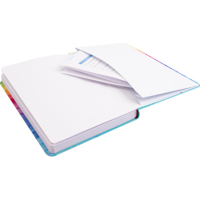 Книга записная Optima Rainbow-06 А5 128 листов клетка (O27190-06) Винница - изображение 3