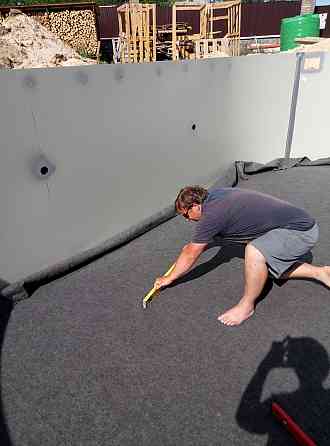 Подкладка под плёнку для овального каркасного бассейна Azuro (Felt underley  7.3 х 3.7 м) Киев