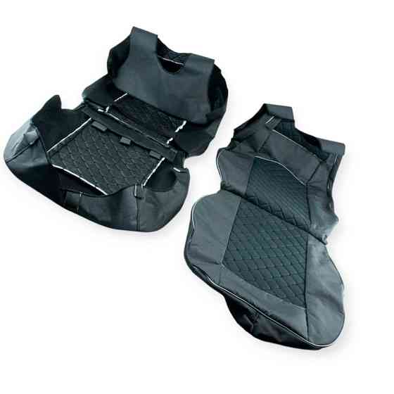 Майки 1+1 ромб (закрытый торец) черные передние Мукачево