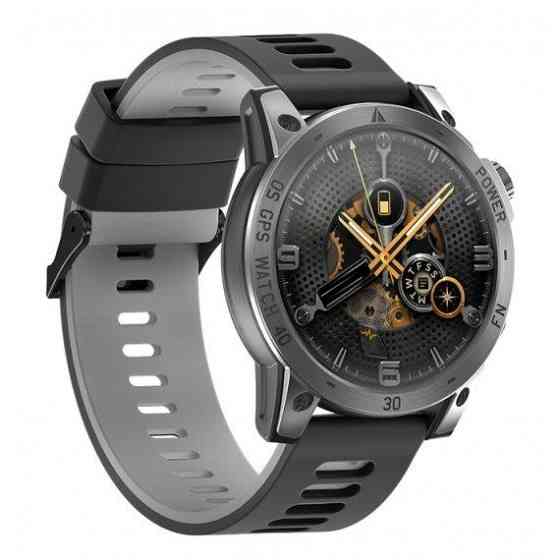 Мужские наручные умные часы North Edge CrossFit GPS с компасом (Black) Винница