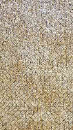 Обои виниловые на флизелине AS creation The Bos 0.53х10 геометрия полоски квадраты золотистые на желтом Киев
