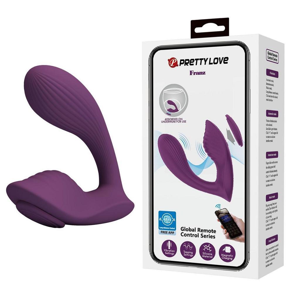 Смарт вибратор Pretty Love FRANZ, 10 vibration functions Mobile APP remote control Sex Aura Киев - изображение 1