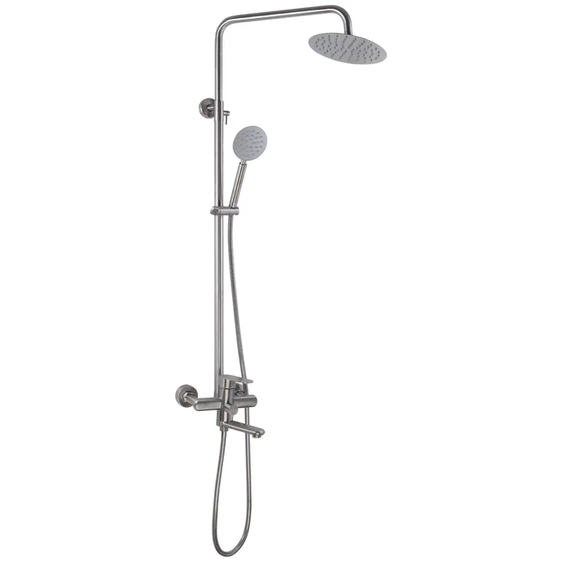 Душова колонна зі змішувачем з нержавіючої сталі Mixxus Eva-009-J (MI5788) Харків - фото 1