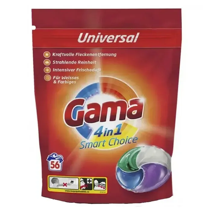 Капсулы для стирки GAMA Универсал 4в1 60 шт Львов - изображение 1