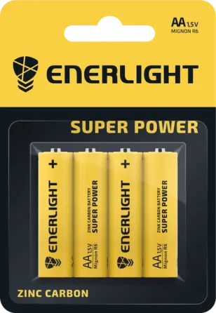 Батарейка AA Enerlight 1.5 В для игрушек и пультов Киев