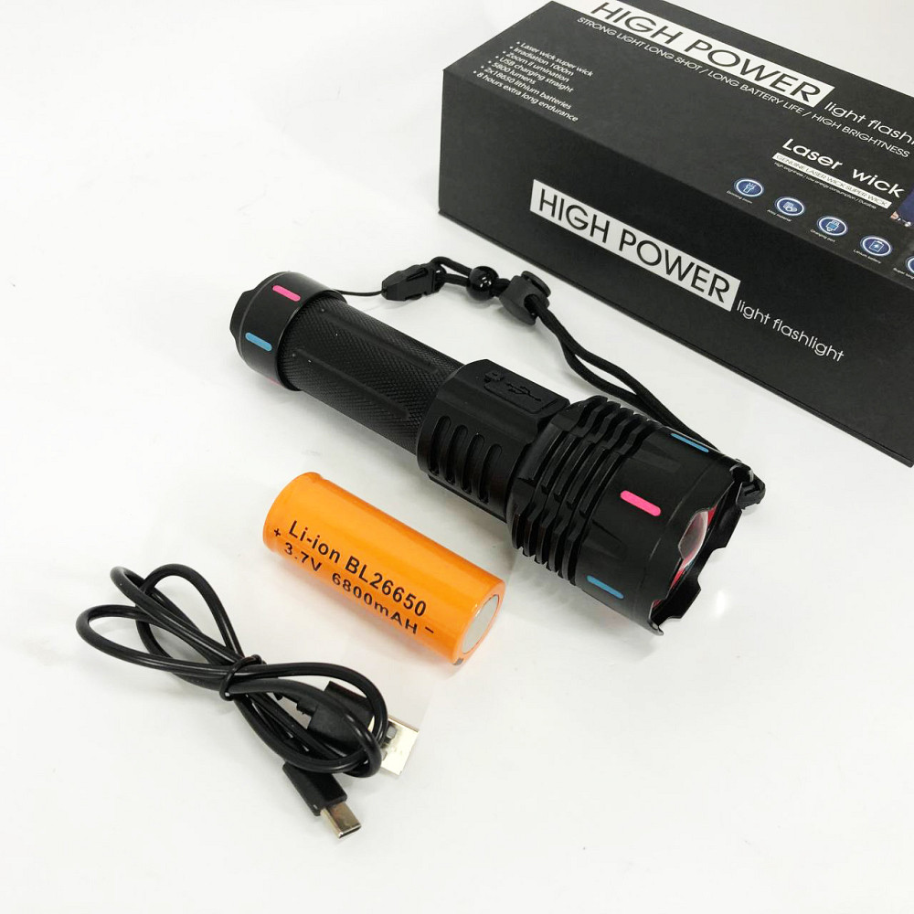 Професійний тактичний ліхтарик, Ліхтар світлодіодний тактичний, Тактичні ліхтарі акумуляторні SL-28 Львів - фото 5