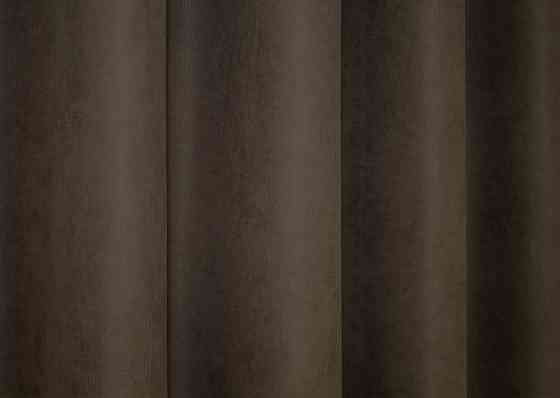 Комплект коротких штор VR-Textil Мікровелюр SPARTA № 1036ш Мокко 130х170 см 2 шт (35-0150) Київ