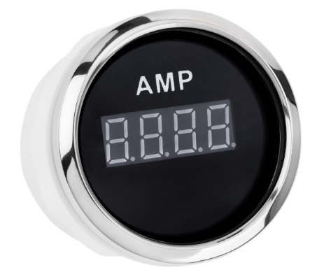 Цифровой Амперметр С Датчиком I Gauge 52Mm С Функцией Предупреждения (Черный) Led Дисплей Киев - изображение 1