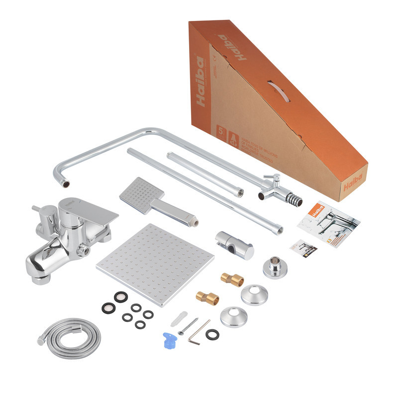 Душова колонна зі змішувачем та подовжувачем Haiba Alex 003-J (HB0924) Харків - фото 4