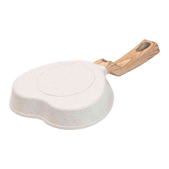 Бежева сковородка для омлетів 16x13 см з антипригарним покриттям Київ