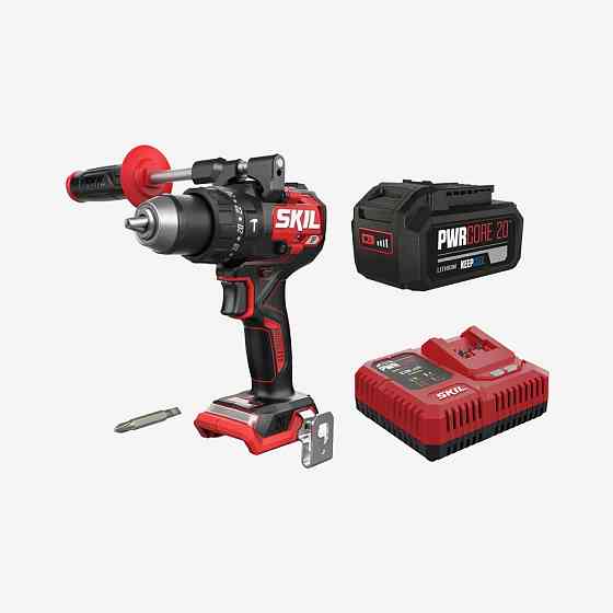 Дрель-шуруповерт аккумуляторная безщеточная ударная, SKIL 3085 CA XP + аккумулятор 4,0 Ah + зарядное устройство Одесса