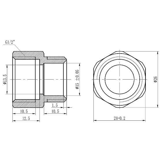 Муфта обжимная Thermo Alliance Forte 16х1/2