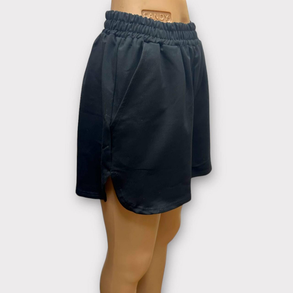 Шорты трикотажные женские Черный XL/2XL Харьков - изображение 1