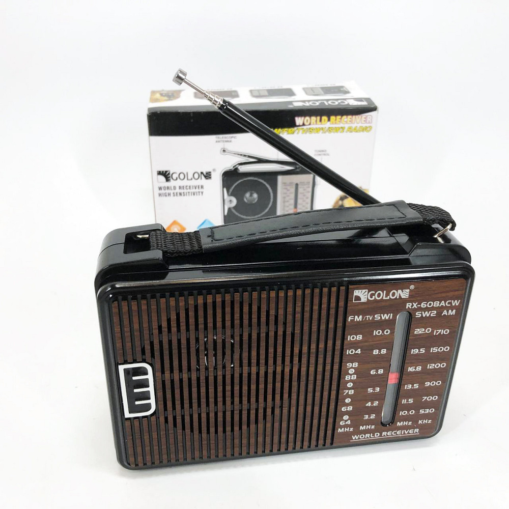 FM-радіоприймач GOLON, Радіо портативне переносне, Портативне радіо Приймач фм SY-33 Львів - фото 4