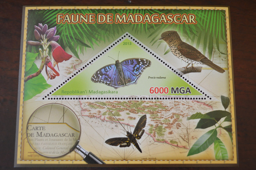Мадагаскар. Фауна. Личности. Блок. 2014 р. (А-34) Полтава - фото 1