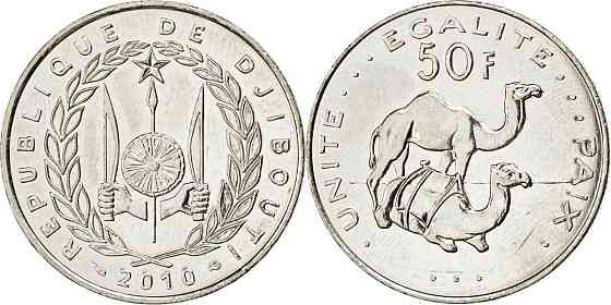 Djibouti Джибути 50 Francs 2010 UNC Полтава