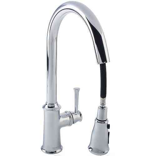 Змішувач для кухні з висувним виливом Imprese Podzima Ledove ZMK01170115 Київ