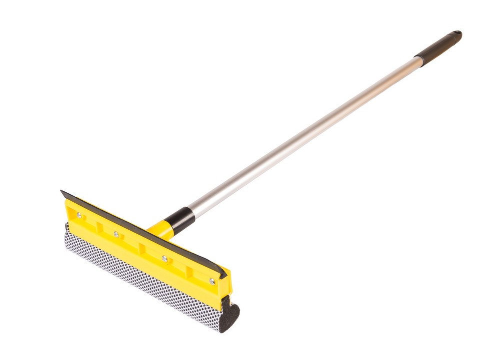 Водосгон двухсторонний MASTERTOOL резина/поролон 250х760 мм с металлической ручкой 84-0007 Ровно - изображение 1