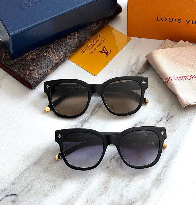 Женские солнцезащитные очки Lv (1523) black LUX Киев - изображение 10