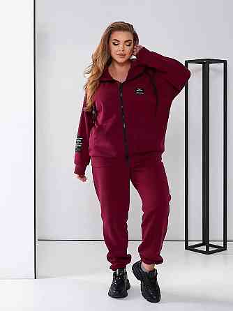 Жіночий спортивний костюм з нашивками "Walker" оптом | Батал Марсала, 50-52 Київ