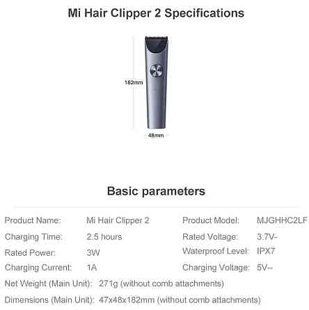 Машинка для стрижки волосся Xiaomi Hair Clipper 2 Киев