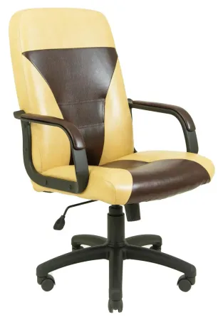 Офісне Крісло Керівника Richman Siesta Titan Gold Beige-Firenze Пластік Річ М1 Tilt Бежево-коричневий Київ