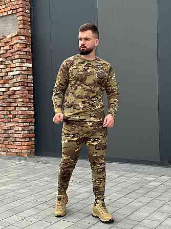 Тактична чоловіча термобілизна мультикам військовий комплект термобілизни мультикам усі розміри WAR Львів