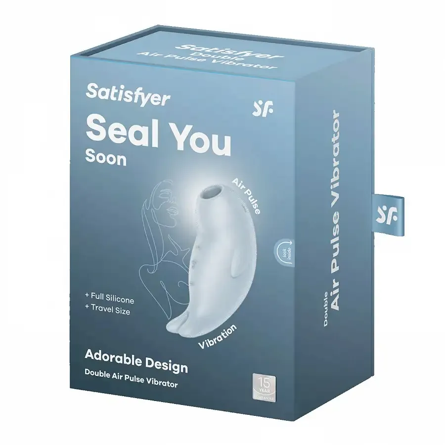 Вакуумний кліторальний стимулятор із вібрацією Satisfyer Seal You Soon Львів - фото 7