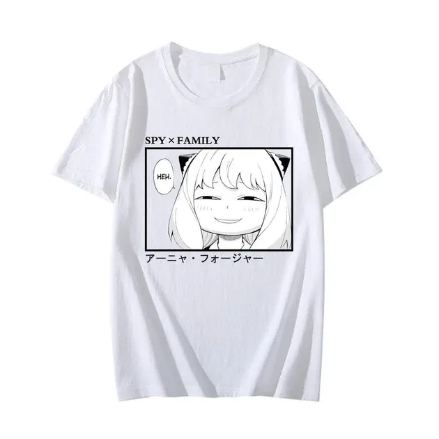 Футболка для хлопчика з аніме принтом Сім'я Шпіона / Аняоверсайз (зріст від 165 до 180) Білий AnimeT1156m Дніпро - фото 1