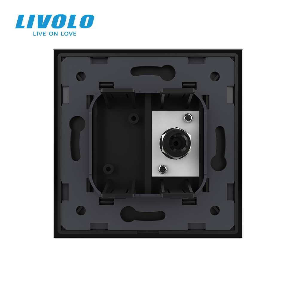LIVOLO Розетка супутникова SAT LIVOLO чорна матова скло Коломия - фото 9