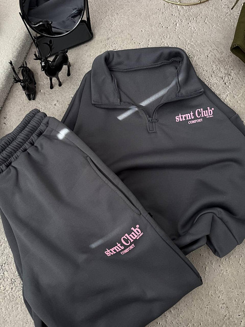 Женский трендовый костюм костюм двойка тринитка на флис Одесса - изображение 4