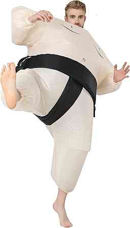 Костюм борця сумо надувний для дорослих, гумористичний образ для виступів, карнавалу, вечірок, Хелловіну 150–190 см Київ