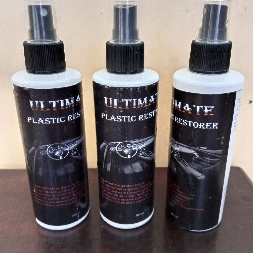 Чернение пластика. Полировка Plastic restore agent восстановление пластикового покрытия (200мл) Полтава - изображение 1