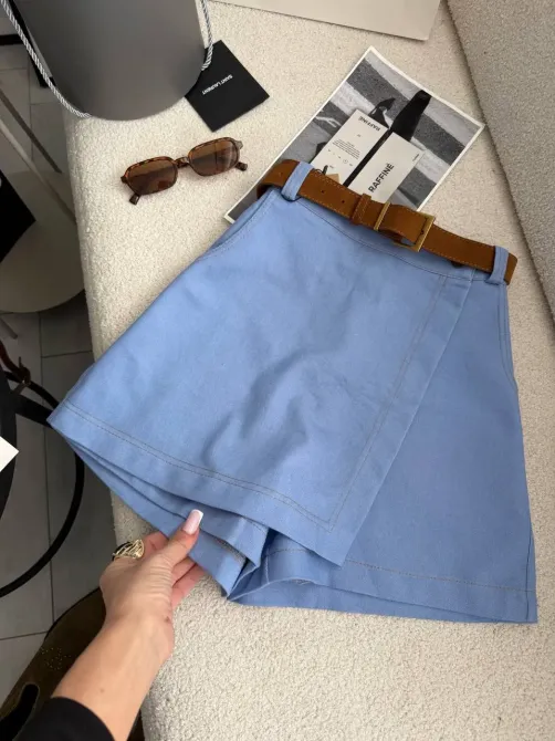 Жіноча джинсова шорти-спідниця літня Одеса - фото 9