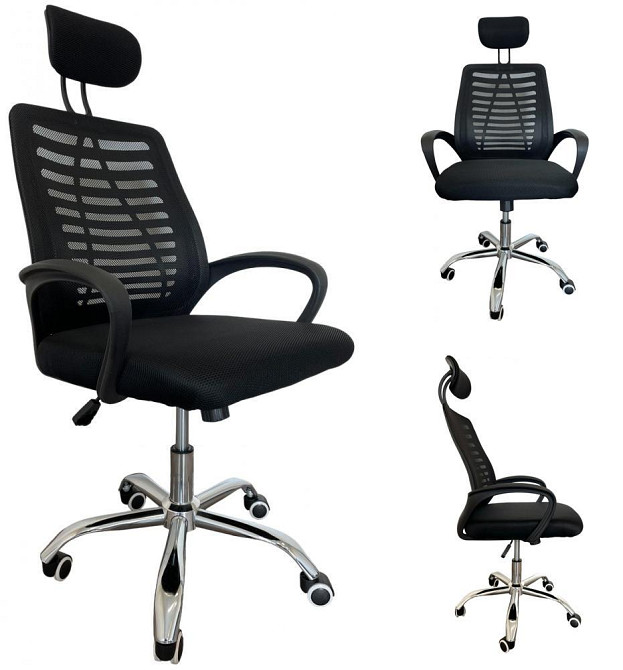 Кресло офисное компьютерное Bonro B-6200 сетка рабочее для компьютера, офиса, дома Киев - изображение 2