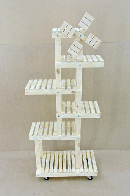 Підставка для квітів "Матурі 3" на коліщатках бланже Миколаїв - фото 1