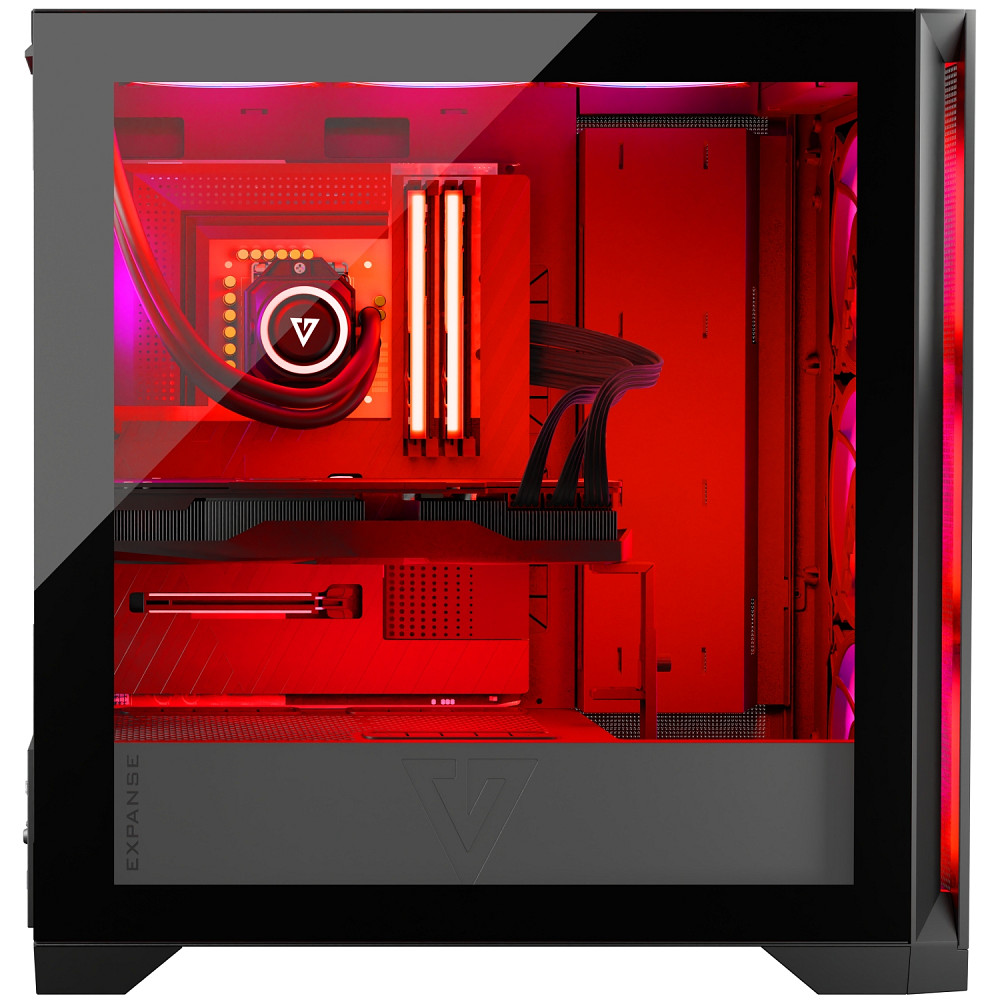 Корпус Modecom VOLCANO EXPANSE S ARGB 4x140mm fans MIDI USB 3.0x2+TYPE-C BLACK без БЖ ATX Вінниця - фото 7