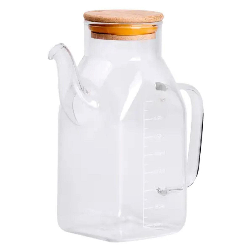 Ємність для олії та оцту з бамбуковою кришкою 750 мл HP-34-1 Київ - фото 5