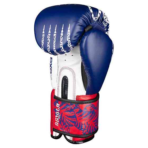 Боксерські рукавиці Phantom Muay Thai Blue 14 унцій (бинти в подарунок) Каменское