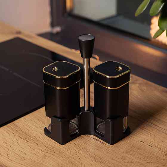 Набір для спецій з підставкою, 2 баночки 120 мл Київ