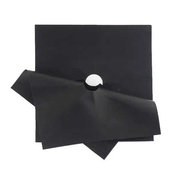 Комплект защитных тефлоновых накладок для газовой плиты из антипригарным покрытием Local House черный Коломия - фото 4