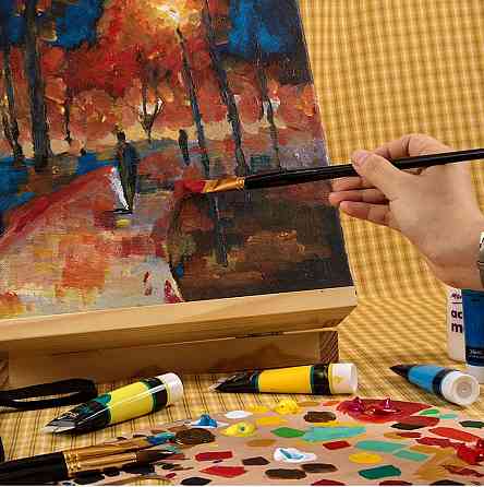 Акриловые краски, Набор качественных акриловых красок для рисования Mont Marte 48 шт х 36 мл, Видеообзор! Каменец-Подольский