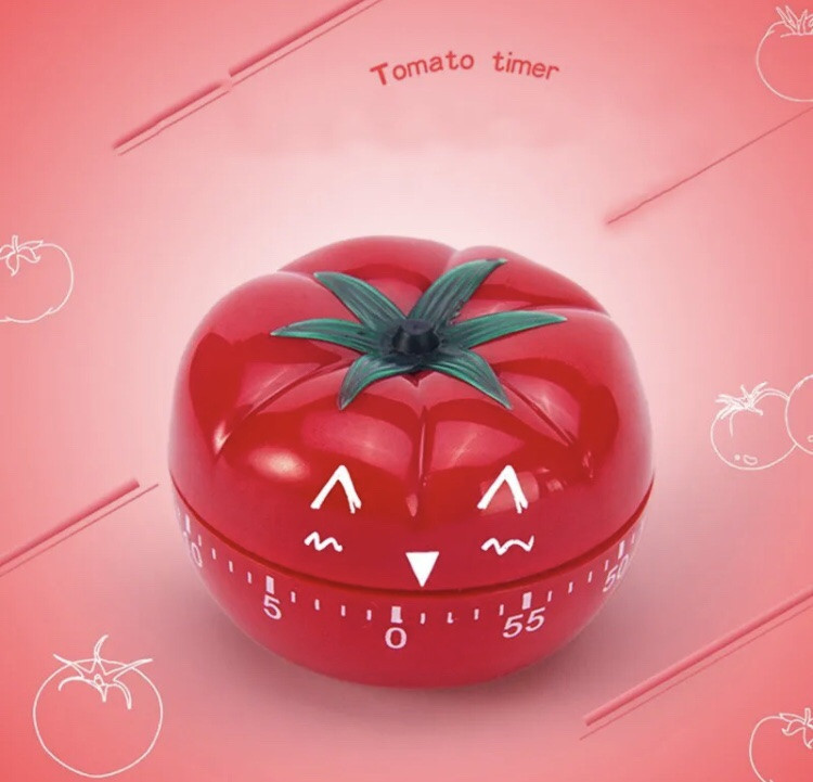 Таймер механічний для кухні "Помідор", корпус пластик, зворотній відлік, червоний, розмір 6,3*4,5 см Київ - фото 4
