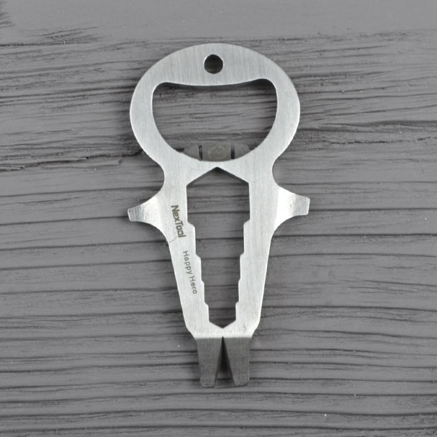 Міні-Мультитул NexTool BOTTLE OPENER Happy Hero KT5007B Київ - фото 3