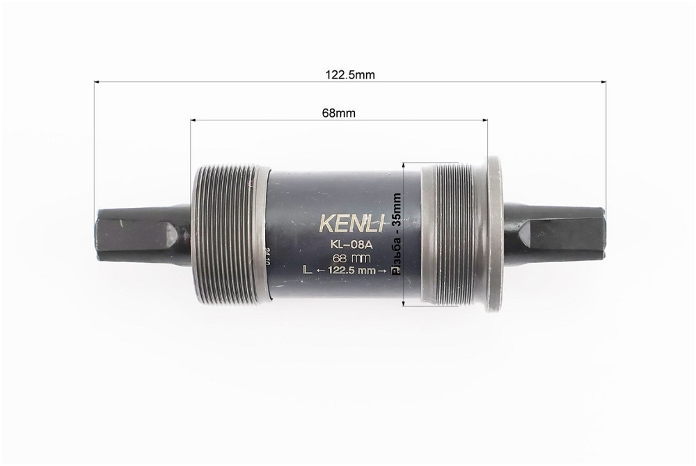 Картридж-каретка "квадрат" MTB 68х122,5мм, KL-08A Київ - фото 2