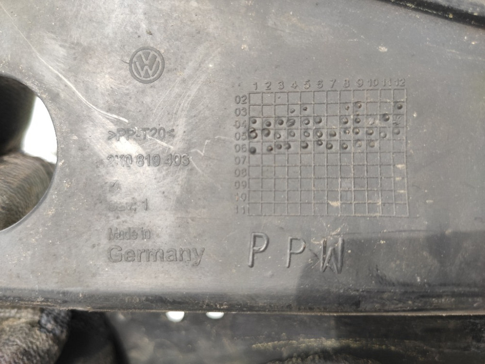 Пластик під лобове скло (жабо) VW Caddy 2004-2010 (2K0819403) Ковель - фото 3