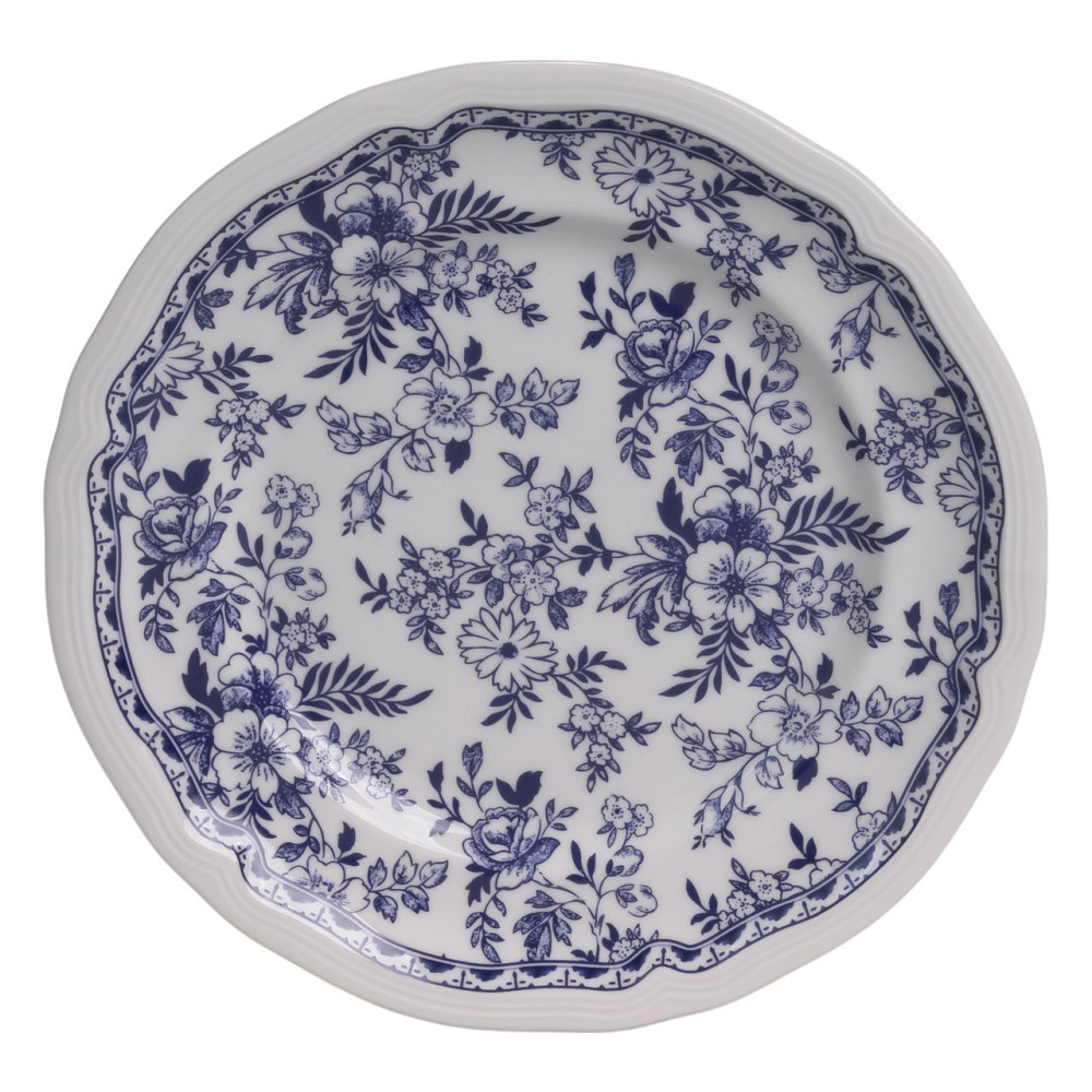 Фарфоровый столовый набор на 4 персоны, синий Киев - изображение 6