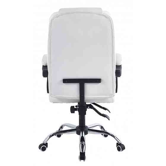 Крісло офісне комп'ютерне Bonro BN-6070 екошкіра робоче для комп'ютера Білий Київ