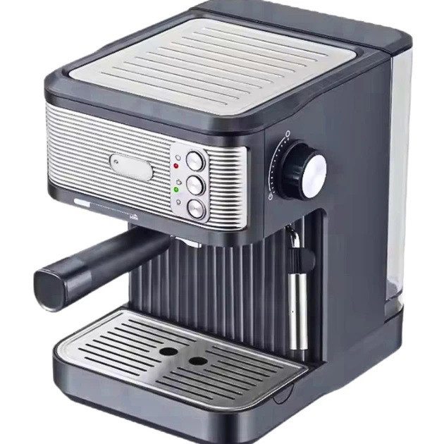 Багатофункціональна ріжкова кавоварка Crownberg СВ-1569 1200Вт Надійна кавоварка для еспресо та латтте AZ-73 Івано-Франківськ - фото 1