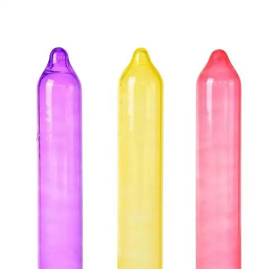 Презервативи Holographic Recare Fruit Flavour Condoms 3 шт, аромати: м'ята, банан, полуниця Львів